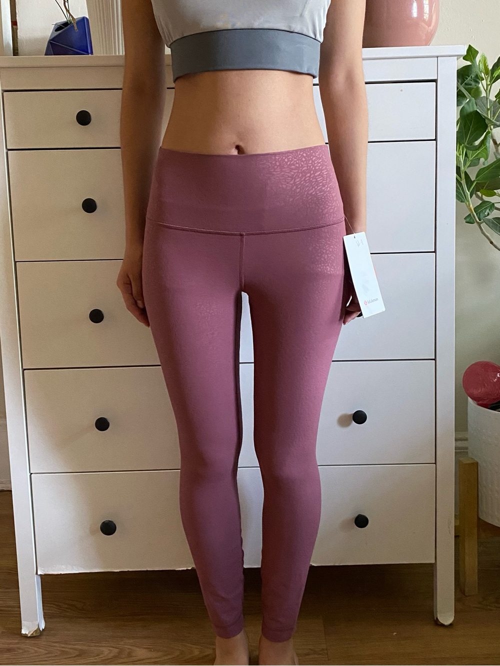 lululemon athletica Dusty Rose Textured Leggings